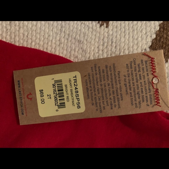 NWT- True Religion kids joggers - Picture 5 of 5